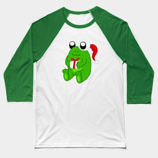 Froggy's Christmas Present! Baseball T-Shirt